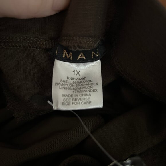 NWT IMAN Global Chic Ponte Knit Bootcut Pant - Picture 7 of 12